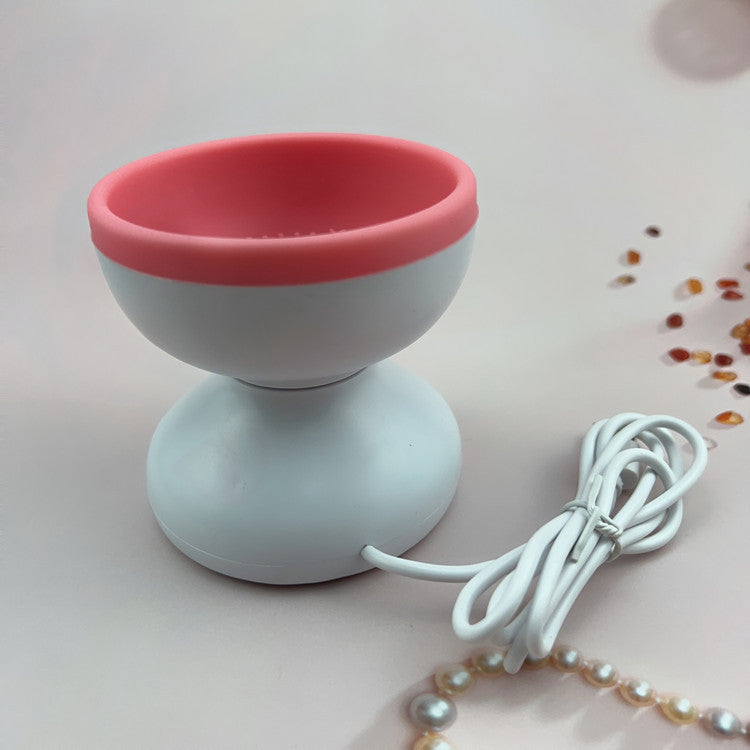 Portable USB Makeup Brush Cleaner Machine Electric Cosmetic Brush Cleaning Washing Tools Automatic Clean Makeup Brushes- Krispfy.com