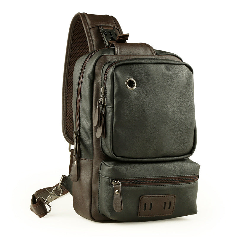 Krispfy Orignals - Leather Backpack Bag I Korean Men Trend Bag