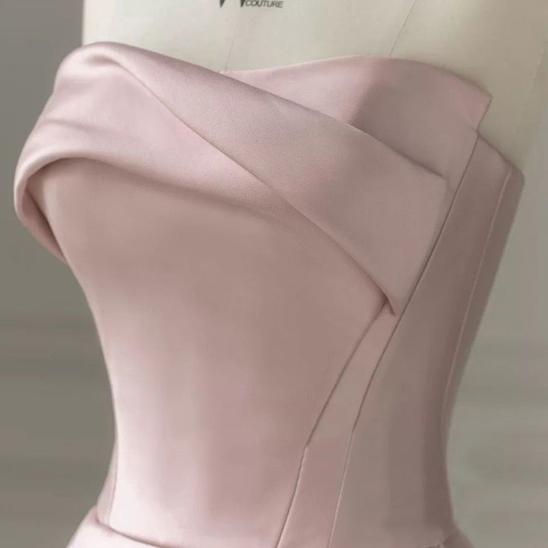 Krispfy.com Light Luxury Annual Meeting Engagement Dress Bra