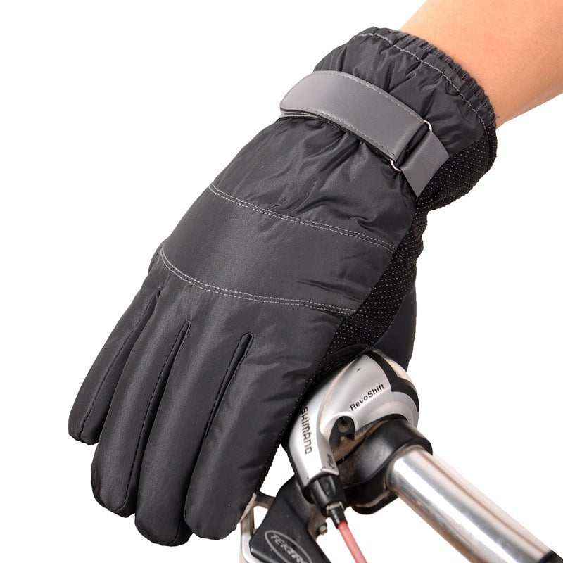 Satin gloves rainproof ski cotton gloves