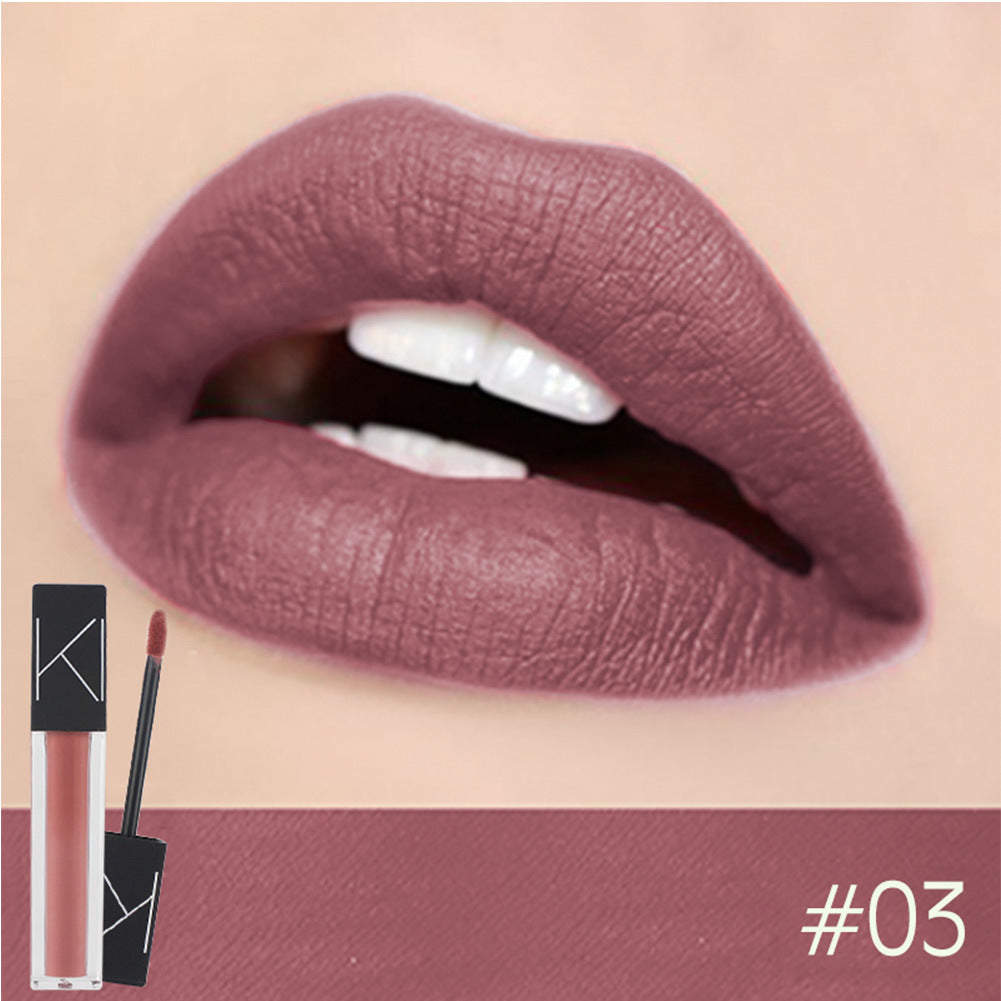 Krispfy Cosmetics Makeup Matte Smooth Lipstick Liquid Lipstick Matte Waterproof Lips Makeup Cosmetic Long Lasting Matte Lipstick Makeup