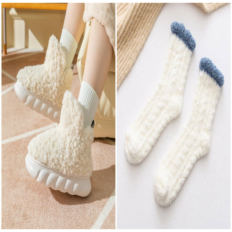Krispfy Orignals USA - Cute High Helper Cotton Slippers - North Carolina Edition
