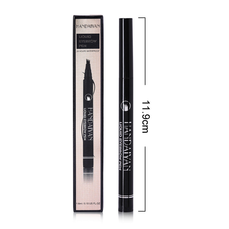 Krispfy Cosmetics Four-head Eyebrow Pencil Liquid Eyebrow Pencil Tattoo Eyebrow Pencil Eyebrow Pencil 4-head Eyebrow Pencil Four-jaw Eyebrow Pencil