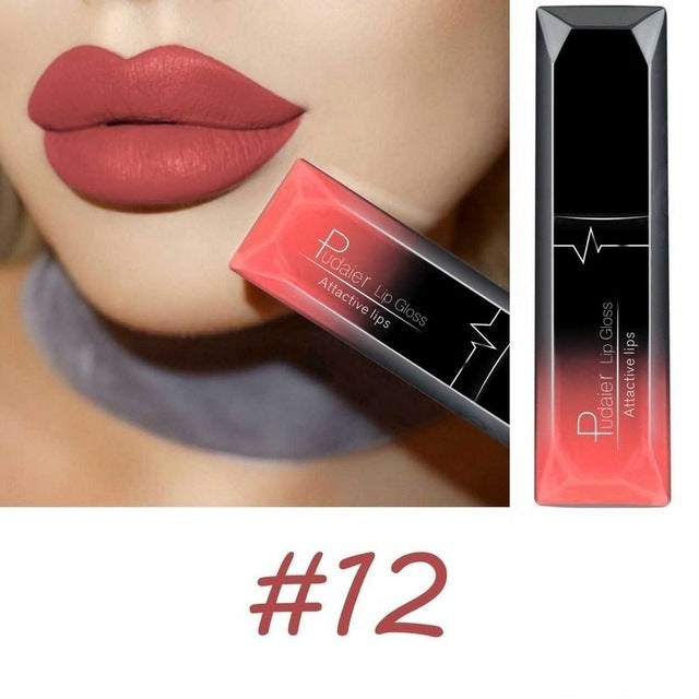 Makeup matte matte lip gloss lipstick- Krispfy.com