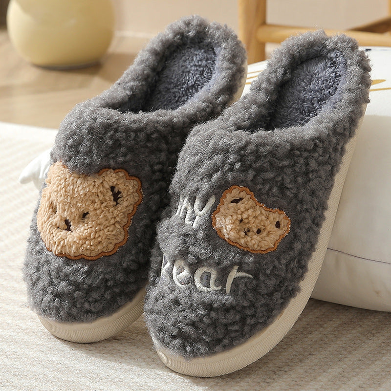 Krispfy Orignals USA - Bear Slippers I Winter Warm House Shoes For Women