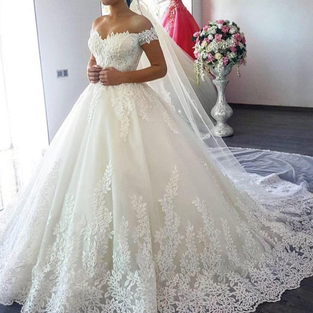 Krispfy.com Customized Foreign Trade Master Wedding Dress