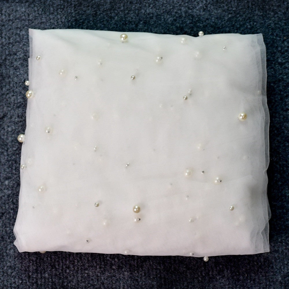 Krispfy.com Luxury Bridal Pearl Veil