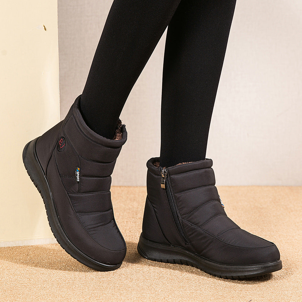 Krispfy Orignals USA - Ankle Boots For Women I  Non-slip Waterproof Snow Boots Flat Heels I Warm Shoes