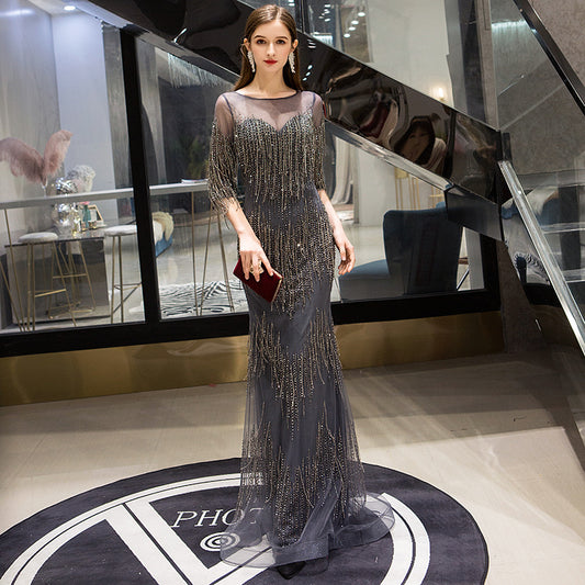 Krispfy.com Temperament Hostess Evening Dress Woman