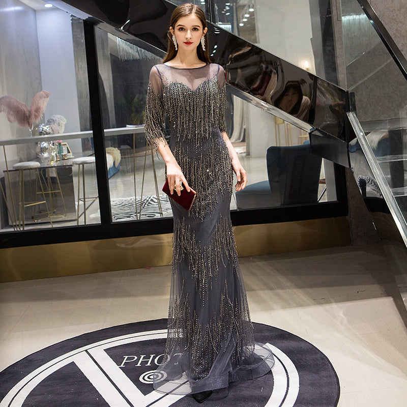 Krispfy.com Temperament Hostess Evening Dress Woman