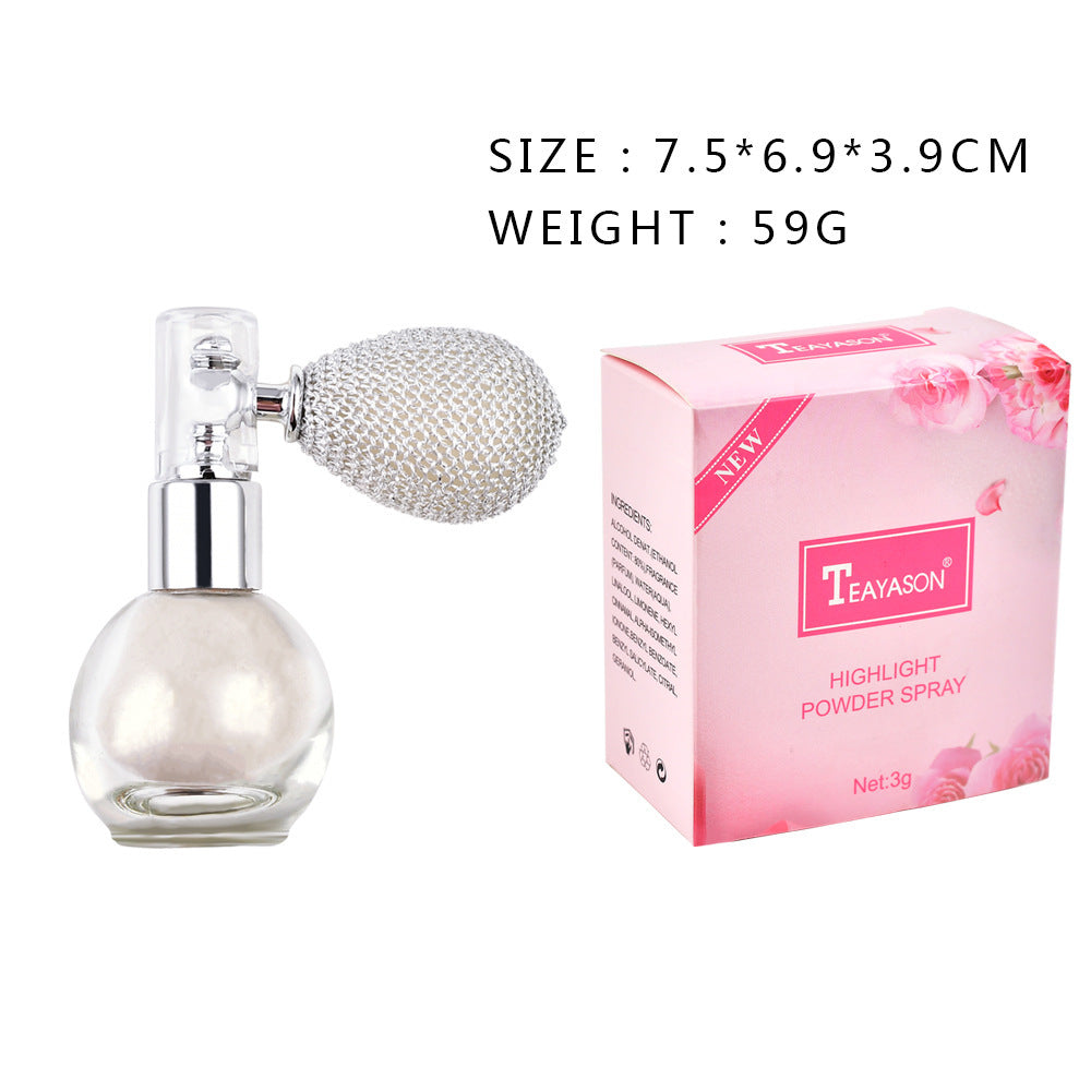 Spray Brightening Glitter Powder Body Powder Highlighter- Krispfy.com