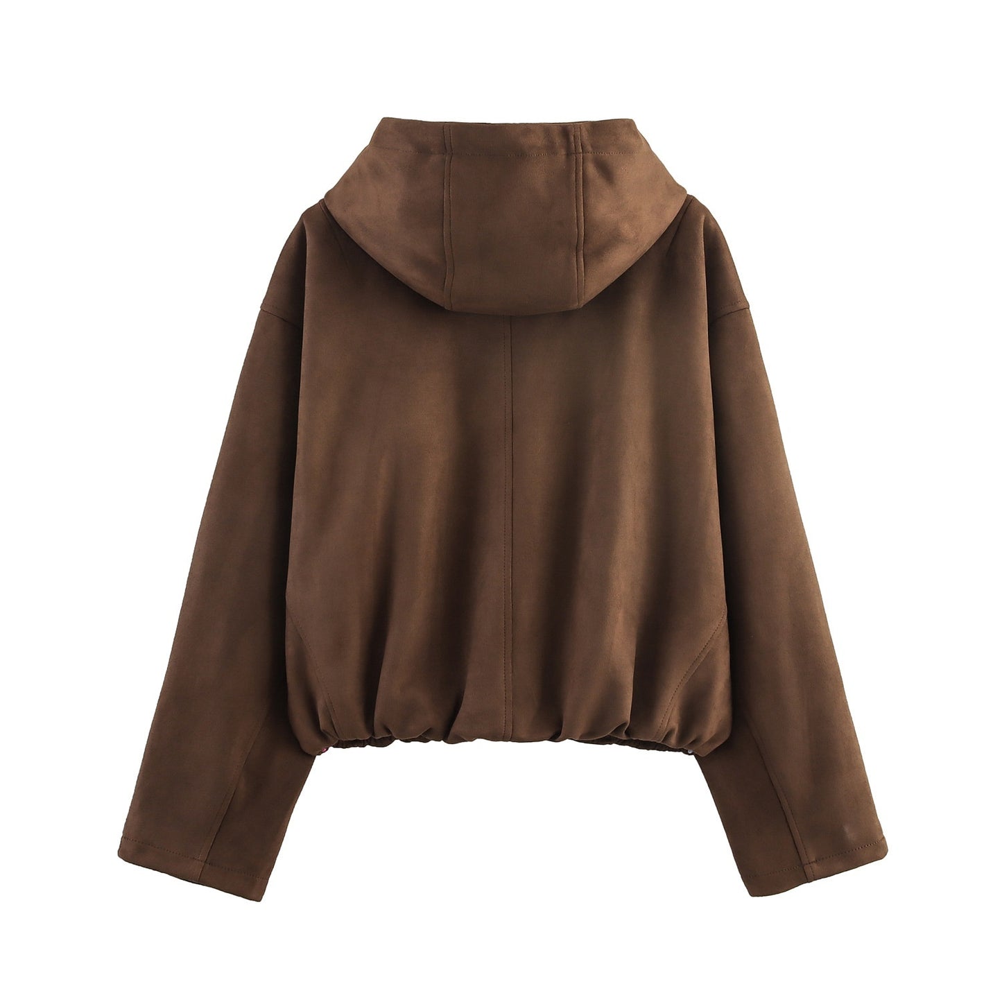 Women's European And American Style Hooded Bomber Jacket