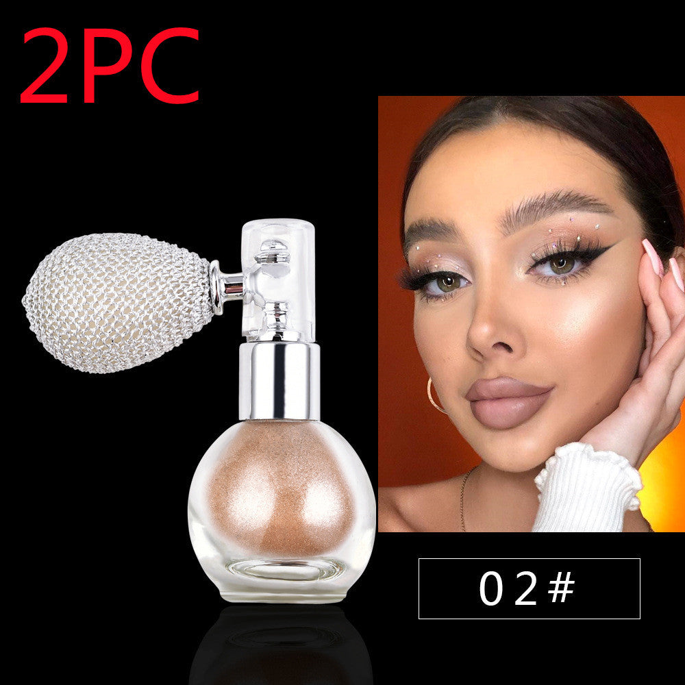 Spray Brightening Glitter Powder Body Powder Highlighter- Krispfy.com