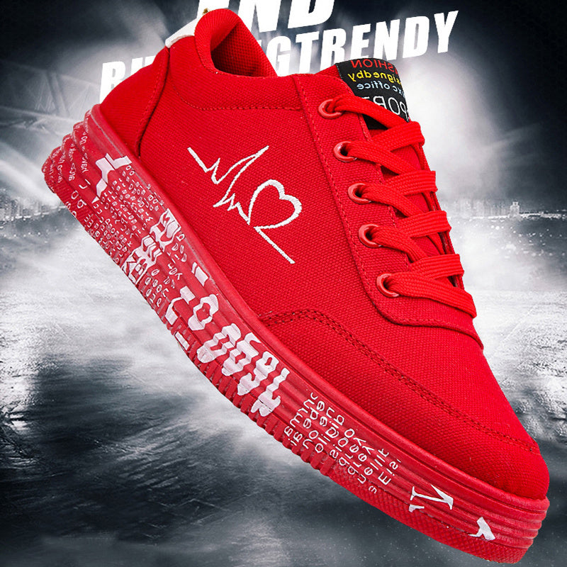 Krispfy Orignals USA - Love Print Canvas Shoes I Casual Shoes I Lover Sports Shoes Valentines Day