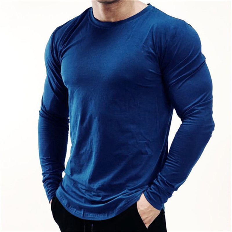 Loose And Quick Drying Sports Men's Long Sleeved Shirt