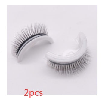 Reusable 3D Mink Lashes Natural False Eyelash - Krispfy.comes Self Adhesive Fake Glue Free Makeup Eyelash Extension Silk