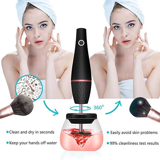 Krispfy Makeup brush cleaner electric