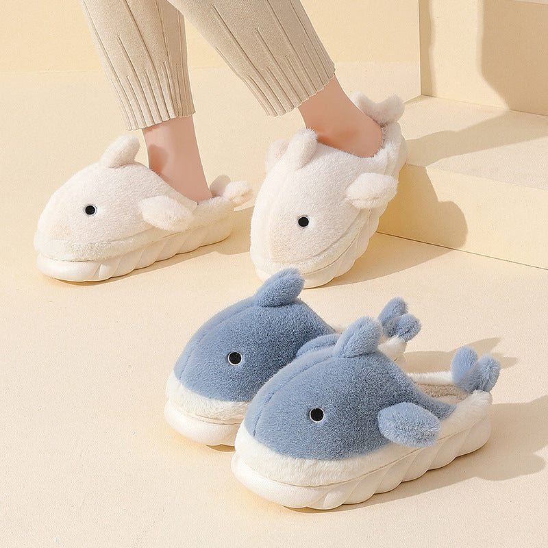 Krispfy Orignals USA - Shark Women Slippers I Soft Sole Furry Shoes