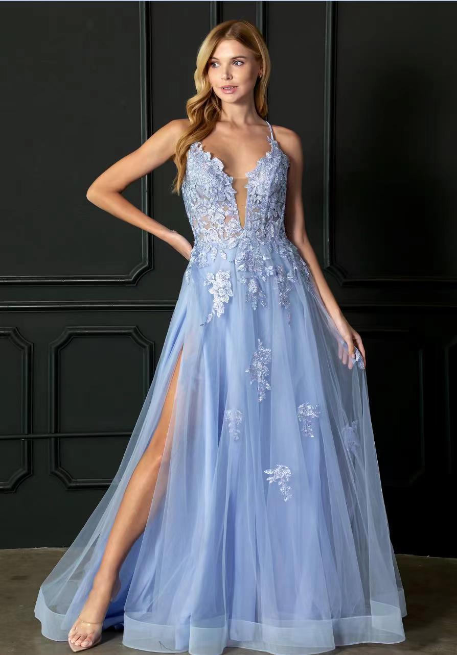 Krispfy.com Women Evening Dresses Suspender Dance Dress Long