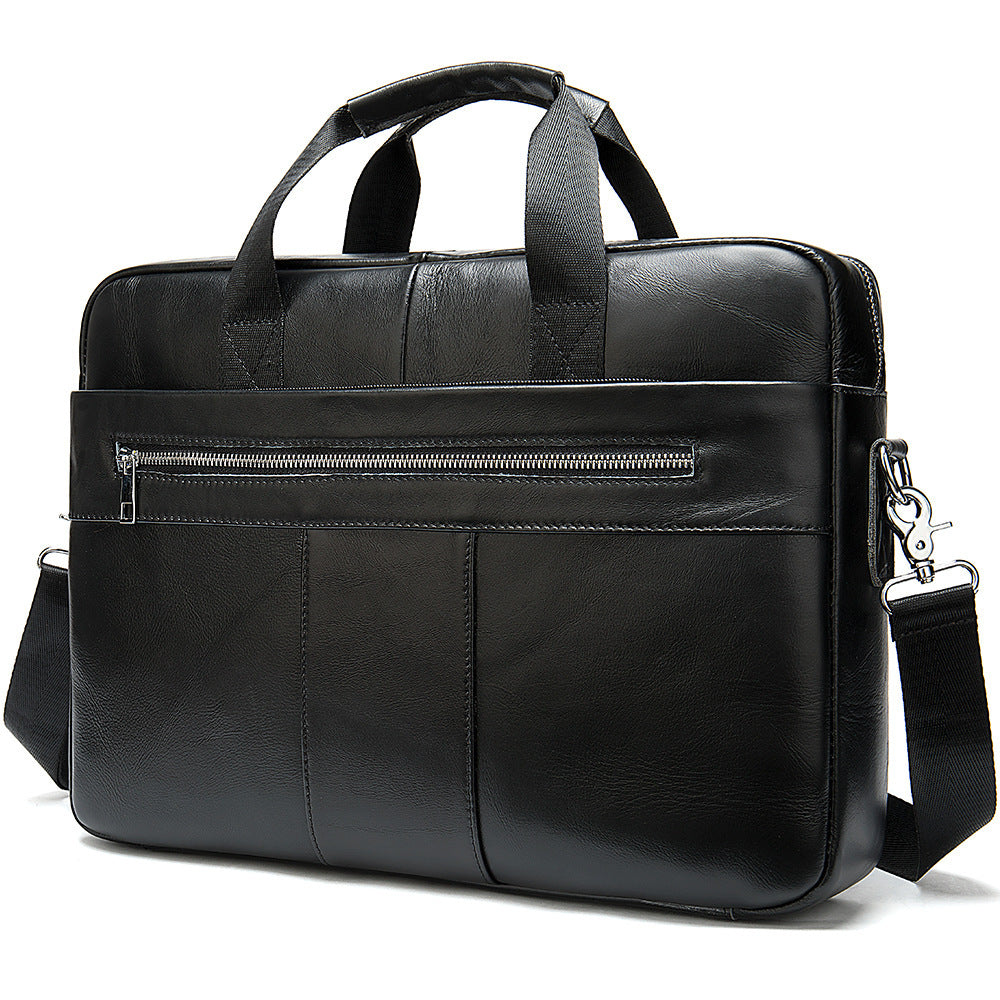 Krispfy Orignals - Men's Leather Briefcase I Business Men's Bag - 43e