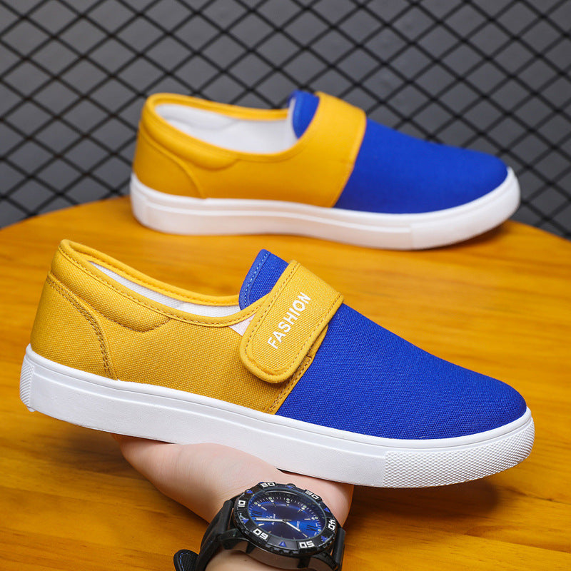 Krispfy Orignals USA - Canvas Flat Shoes Men I Velcro Casual Sneakers