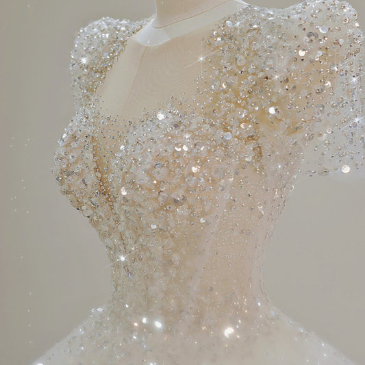 Krispfy.com New Bridal Main Yarn Large Trailing Tail At Large Princess Senior Texture Small Out Of Doors Yarn