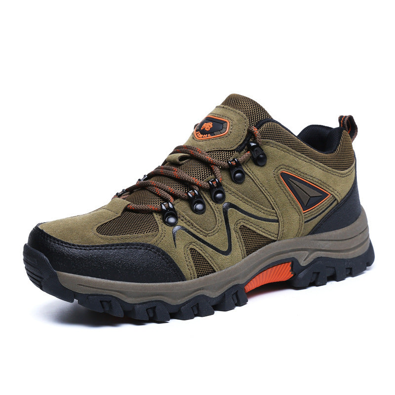 Krispfy Orignals USA - Outdoor Sports Men's Suede I Low Top Hiking Shoes