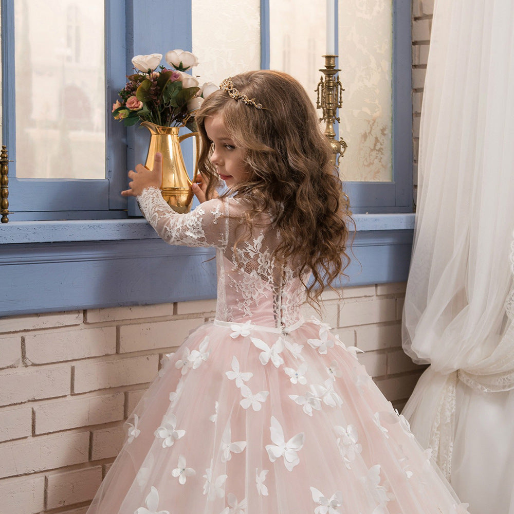 Krispfy.com Princess Dress Flower Girl Evening Dress