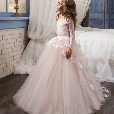 Krispfy.com Princess Dress Flower Girl Evening Dress