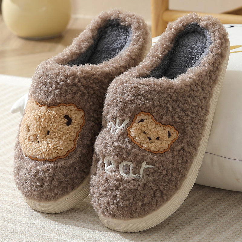 Krispfy Orignals USA - Bear Slippers I Winter Warm House Shoes For Women