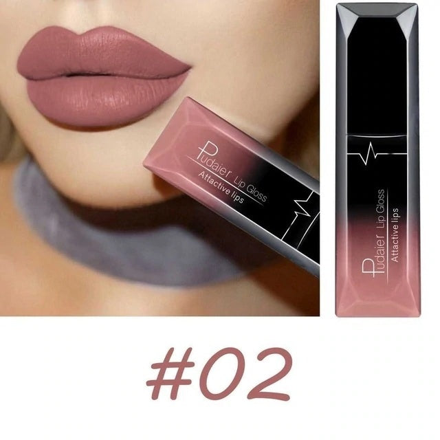 Makeup matte matte lip gloss lipstick- Krispfy.com