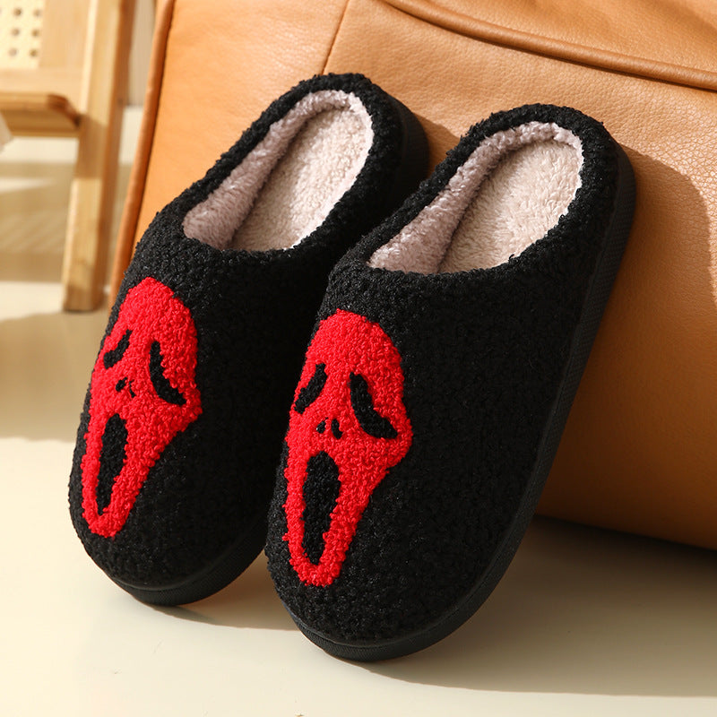 Krispfy Orignals USA - Halloween Skull Cartoon Print Slippers I Winter Slippers Slippers