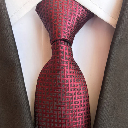 Men's Tie, Scarf And Cuffs Three Piece Set