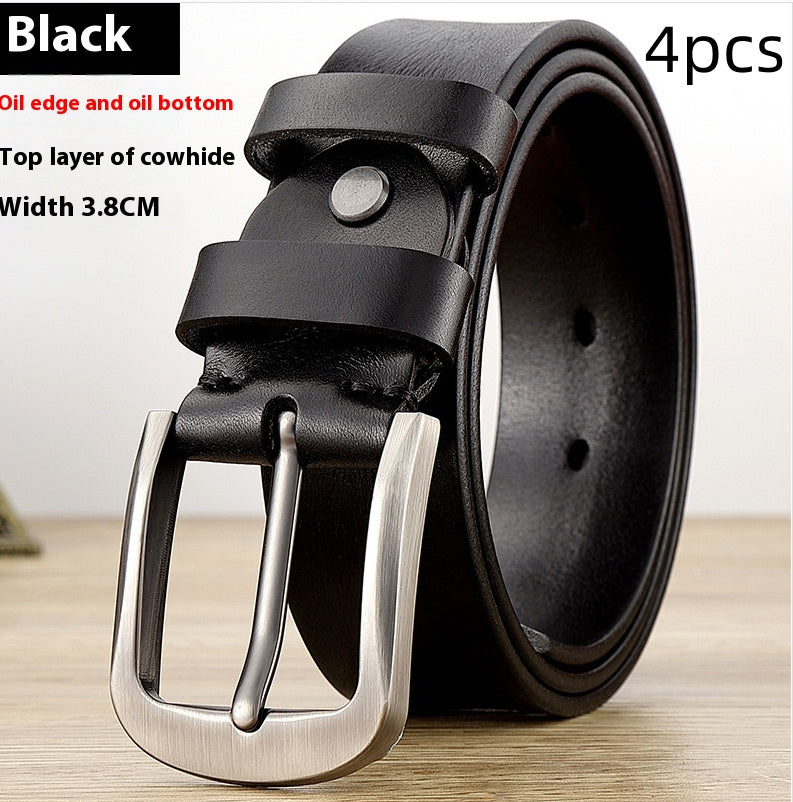 First Layer Cow Leather Belt Men