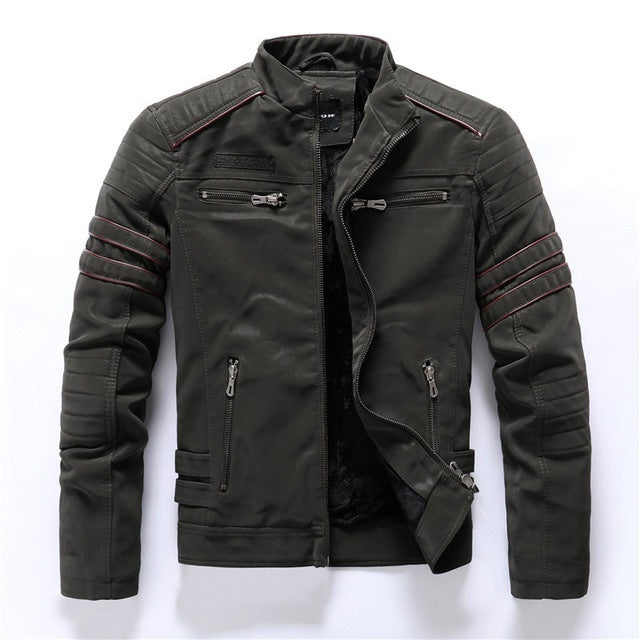 Krispfy Orignals - Men Leather Jacket - Elite Collection