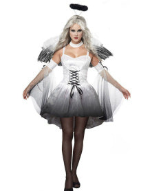 Krispfy.com Dark Angel Costume Halloween Cosplay Fallen Angel