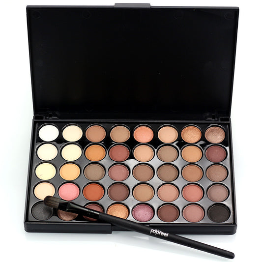 40 Colors Makeup Glitter Palette Waterproof - Krispfy.com