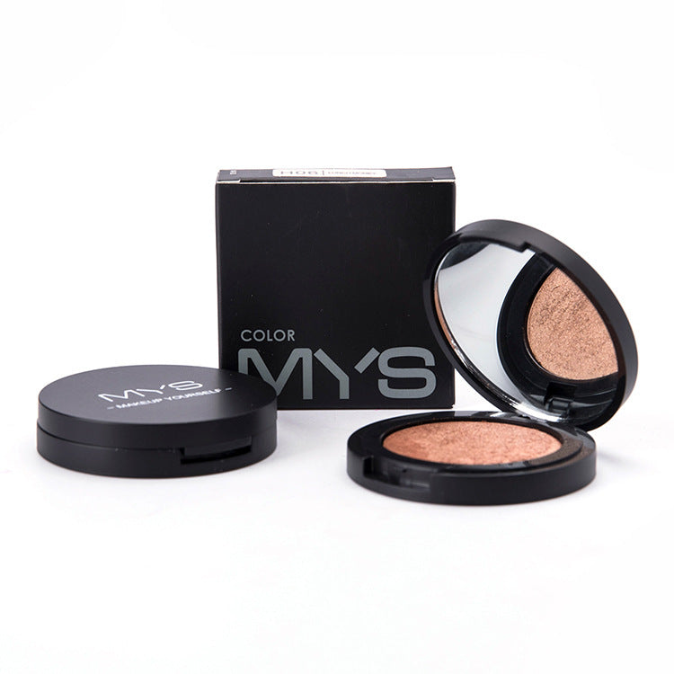MYS Brand Face Makeup Powder 6 color Waterproof Minerals Shimmer Brightener Contour Glow Kit Bronzer Highlighter Makeup Palettes - Krispfy.com