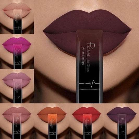 Makeup matte matte lip gloss lipstick- Krispfy.com