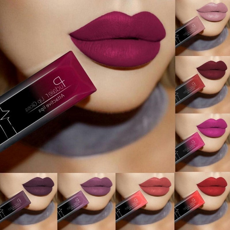 Makeup matte matte lip gloss lipstick- Krispfy.com