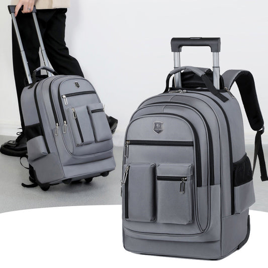 Krispfy Orignals - Trolley Backpack Ultra-light Trolley Bag Large Capacity Single-directional Wheel