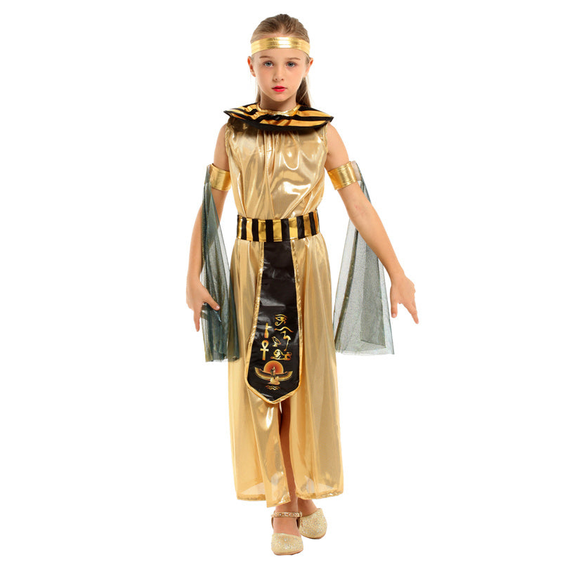 Krispfy.com Halloween Cosplay Costume I Masquerade Cleopatra Costumes I  Indian Queen Princess Costumes