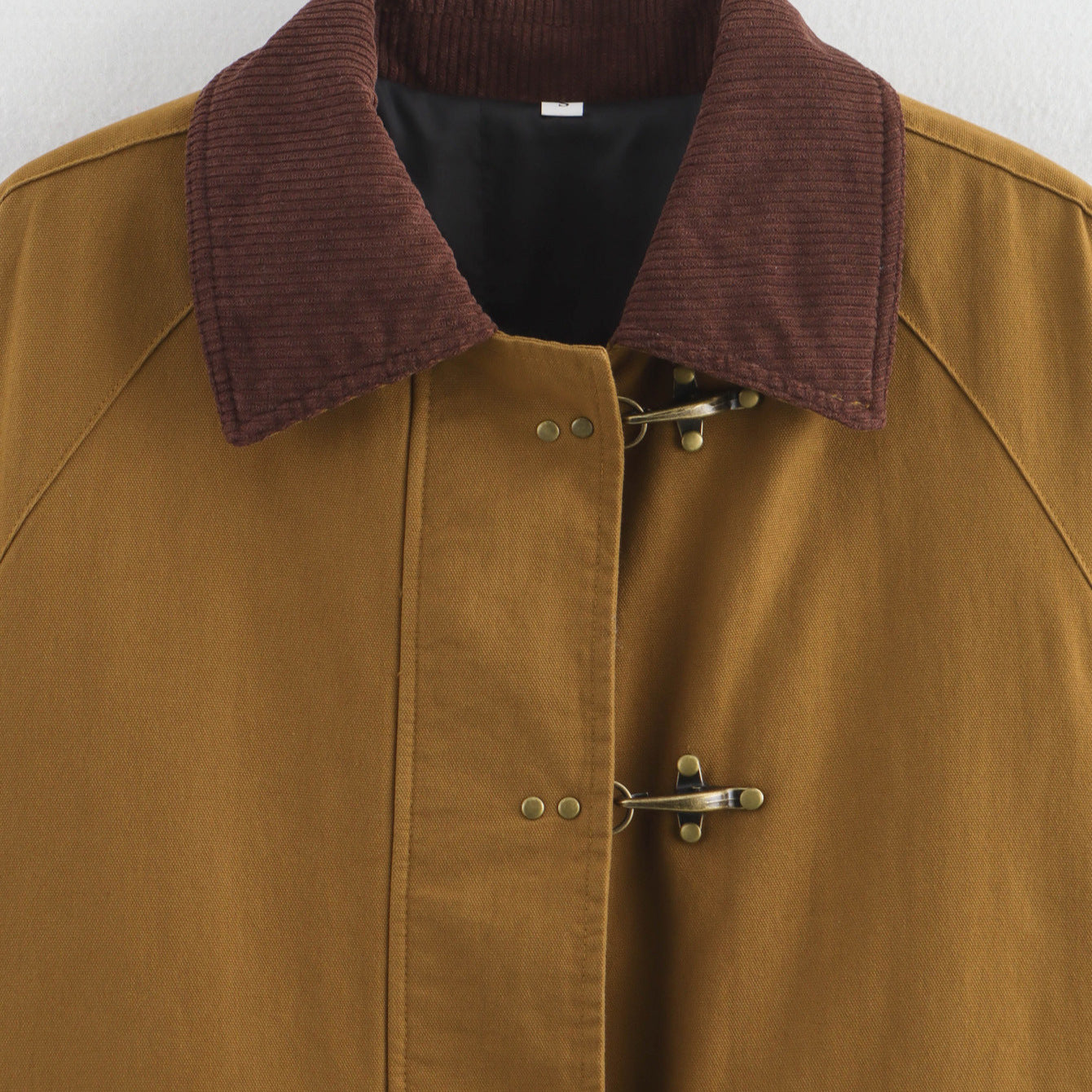 Fashion Polo Collar Cotton Coat Jacket