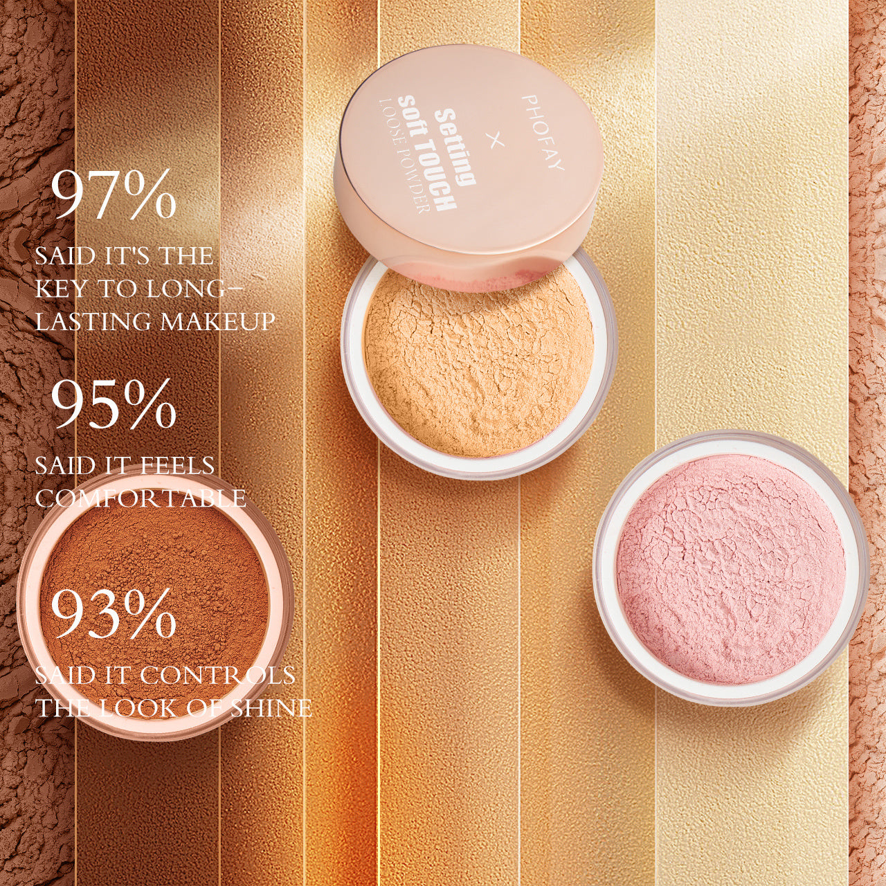 PHOFAY Setting Soft Touch Loose Powder - Krispfy.com