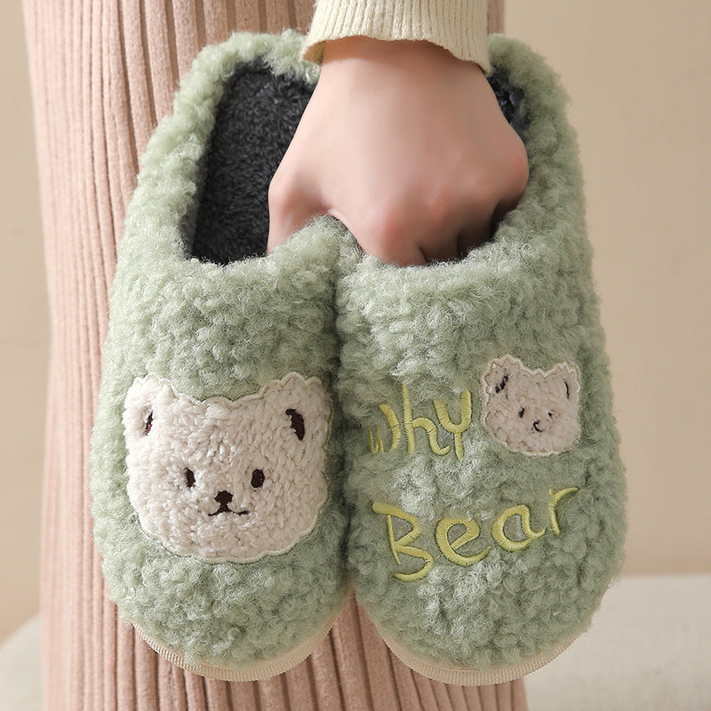 Krispfy Orignals USA - Bear Slippers I Winter Warm House Shoes For Women