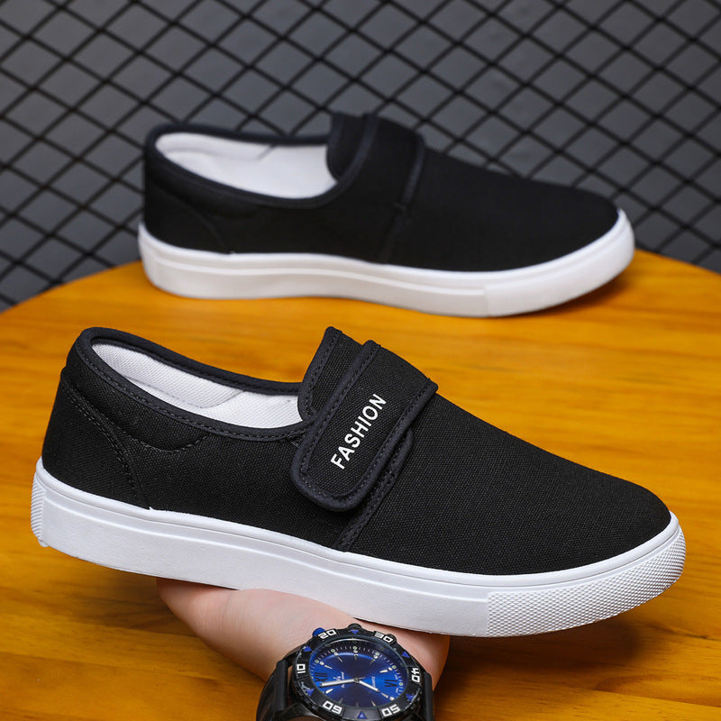Krispfy Orignals USA - Canvas Flat Shoes Men I Velcro Casual Sneakers
