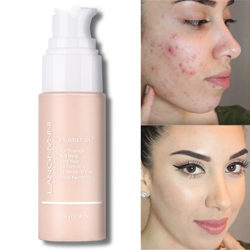 Krispfy.com- Makeup Liquid Foundation Oil Control Concealer