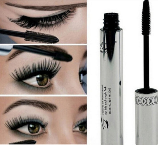 Long Curling Eyelash Extension Black Fiber Mascara Eye Lashes Makeup- Krispfy.com