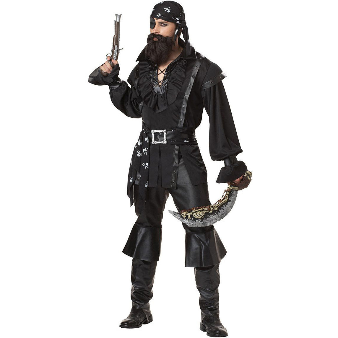 Krispfy.com Halloween Male Pirate Costume Cosplay