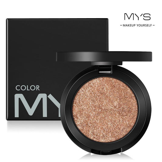 MYS Brand Face Makeup Powder 6 color Waterproof Minerals Shimmer Brightener Contour Glow Kit Bronzer Highlighter Makeup Palettes - Krispfy.com